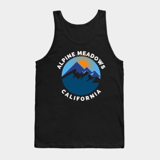 Alpine Meadows Ski Snowboard Mountain California Yosemite - Travel Tank Top